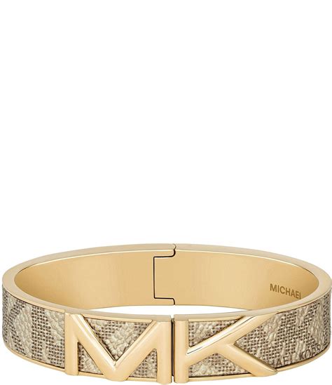 michael kors gold band with black diamonds|Michael Kors gold bracelet women.